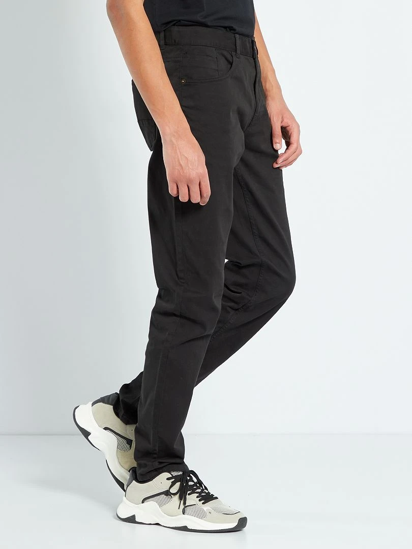 Pantalon slim L36 +1m90 noir