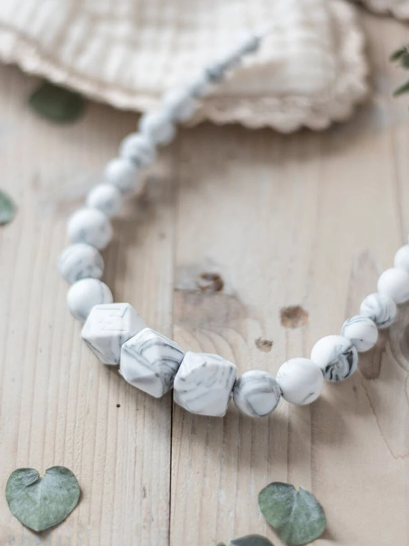 Collier d'allaitement Mumtaz Mahal Blanc