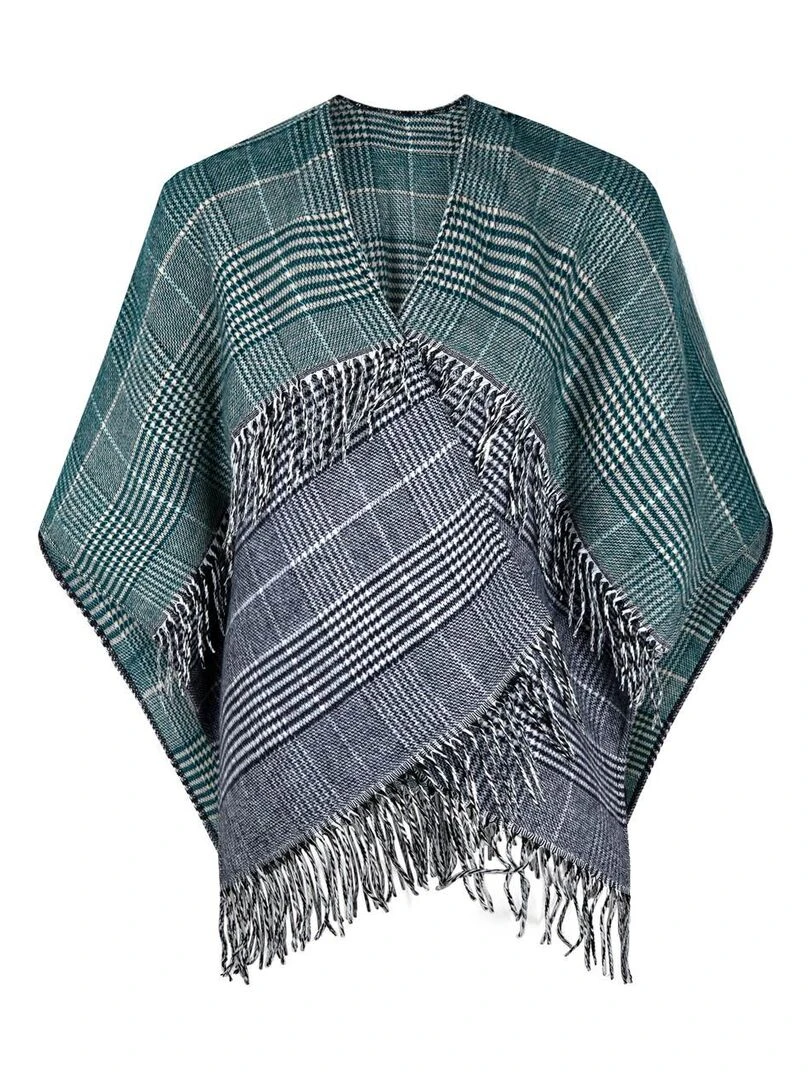 Poncho Spicy   Fabriqué en France   Vert