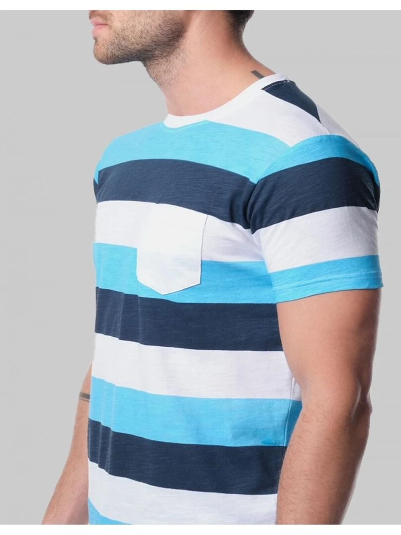 T Shirt Kebello Bleu turquoise