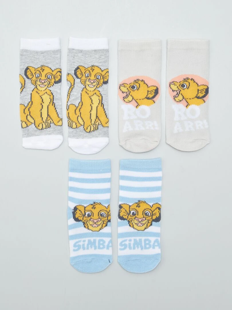 Chaussettes 'Disney' Gris