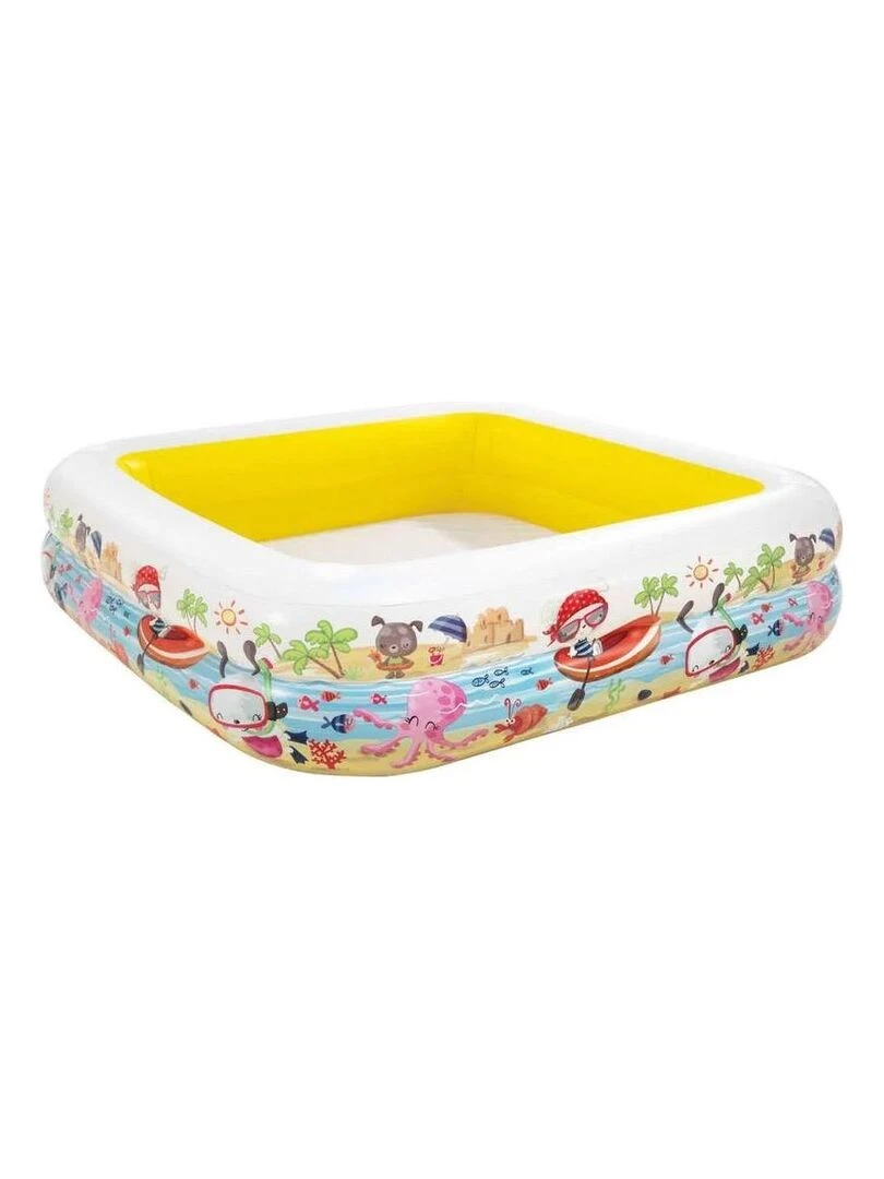 Piscinette pare soleil 157x157   Jaune