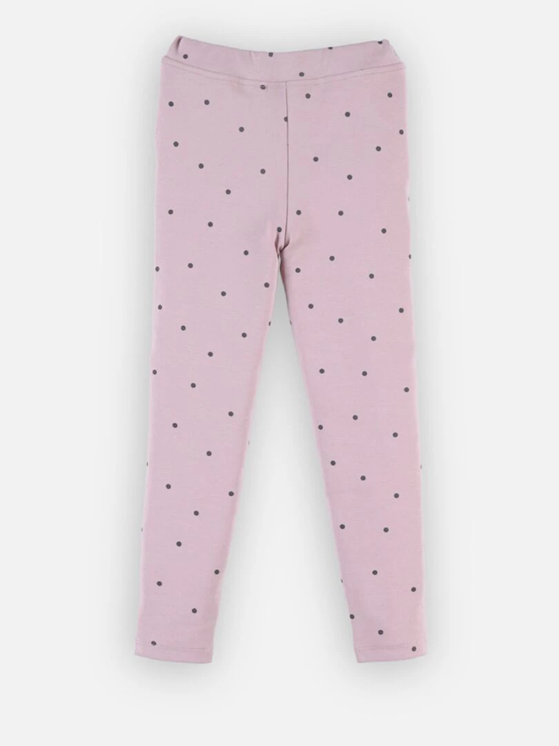Jegging à pois  sépia   Noukie's   Rose