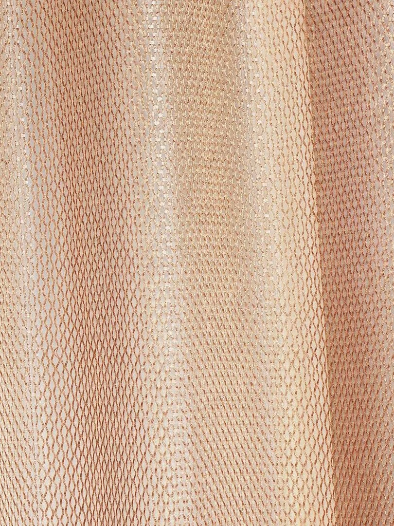 Voilage en organza fantaisie Effet "résille" Orange