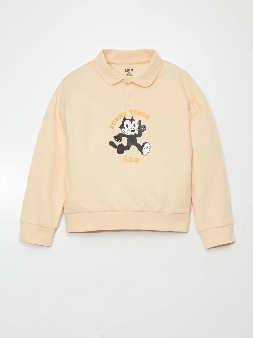Sweat 'Felix the cat' Beige