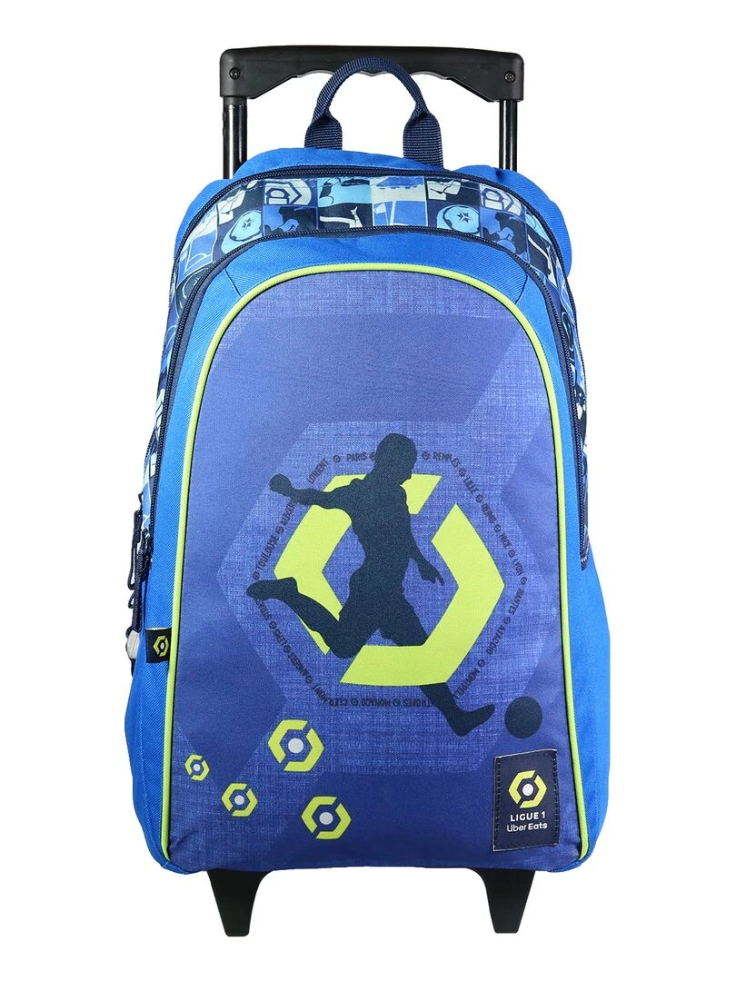 BAGTROTTER Sac à dos à roulettes Ligue 1 Football Bleu Bleu