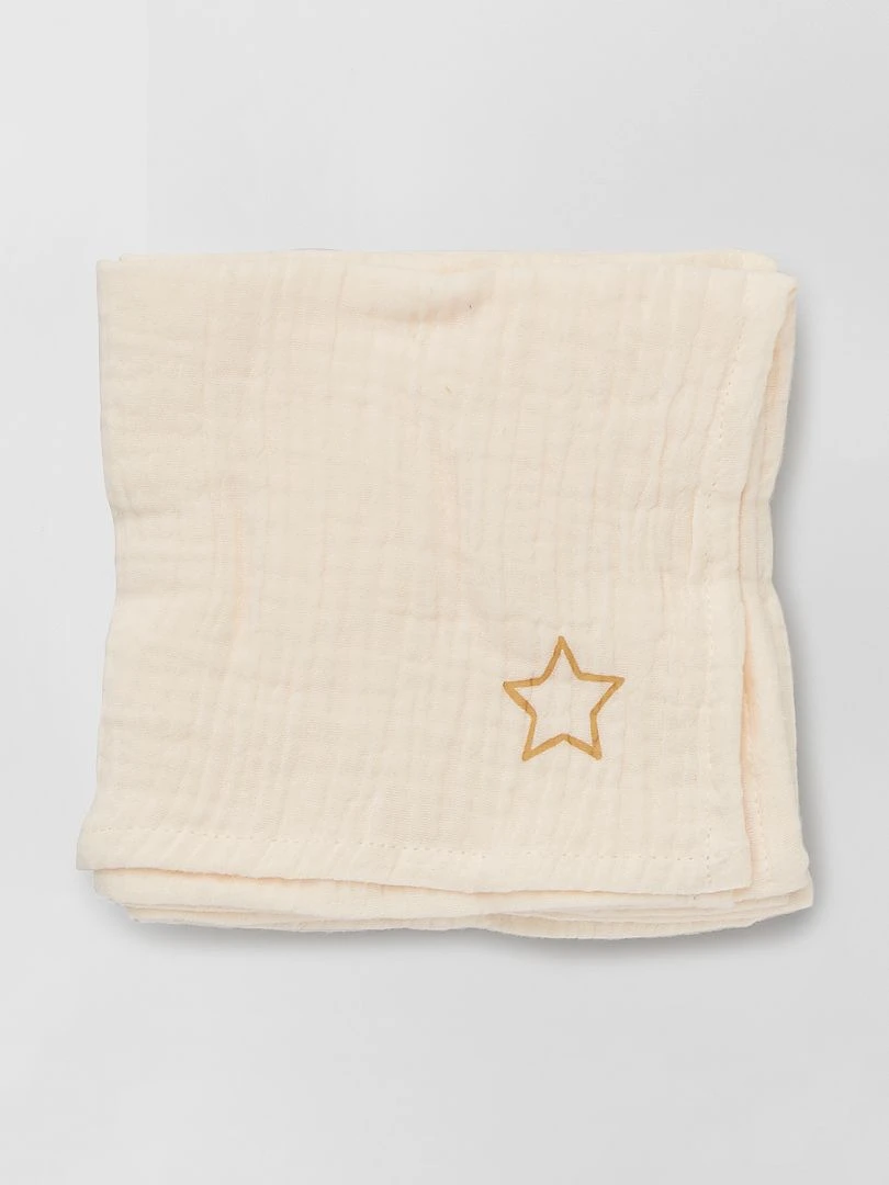 Lot de 2 langes   jaune/ecru