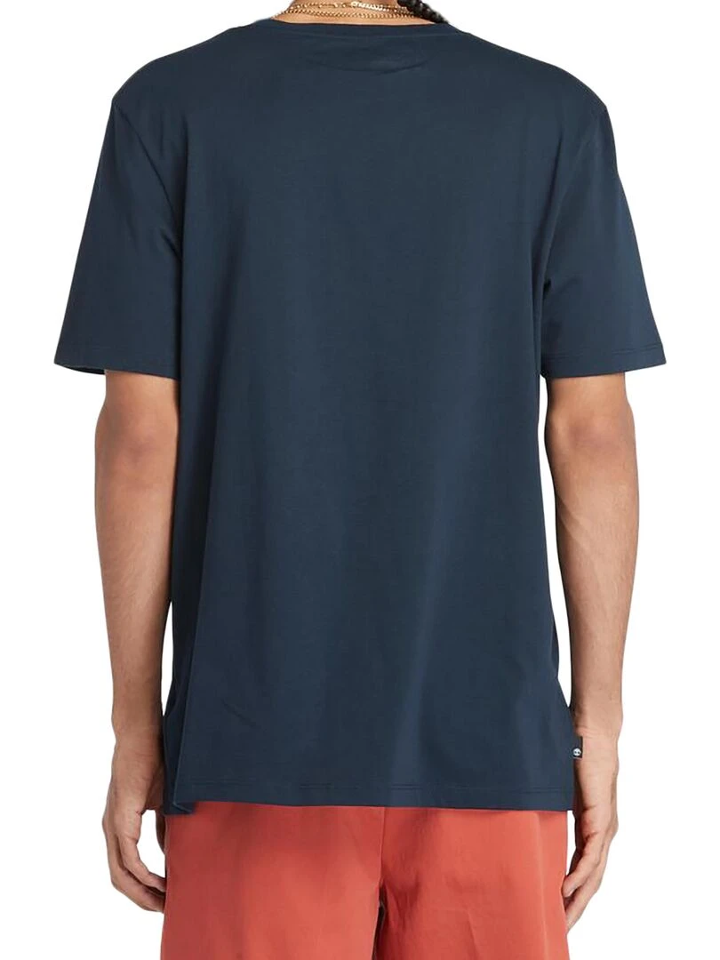 Tee Shirt Timberland Short Sleeve Tee Bleu