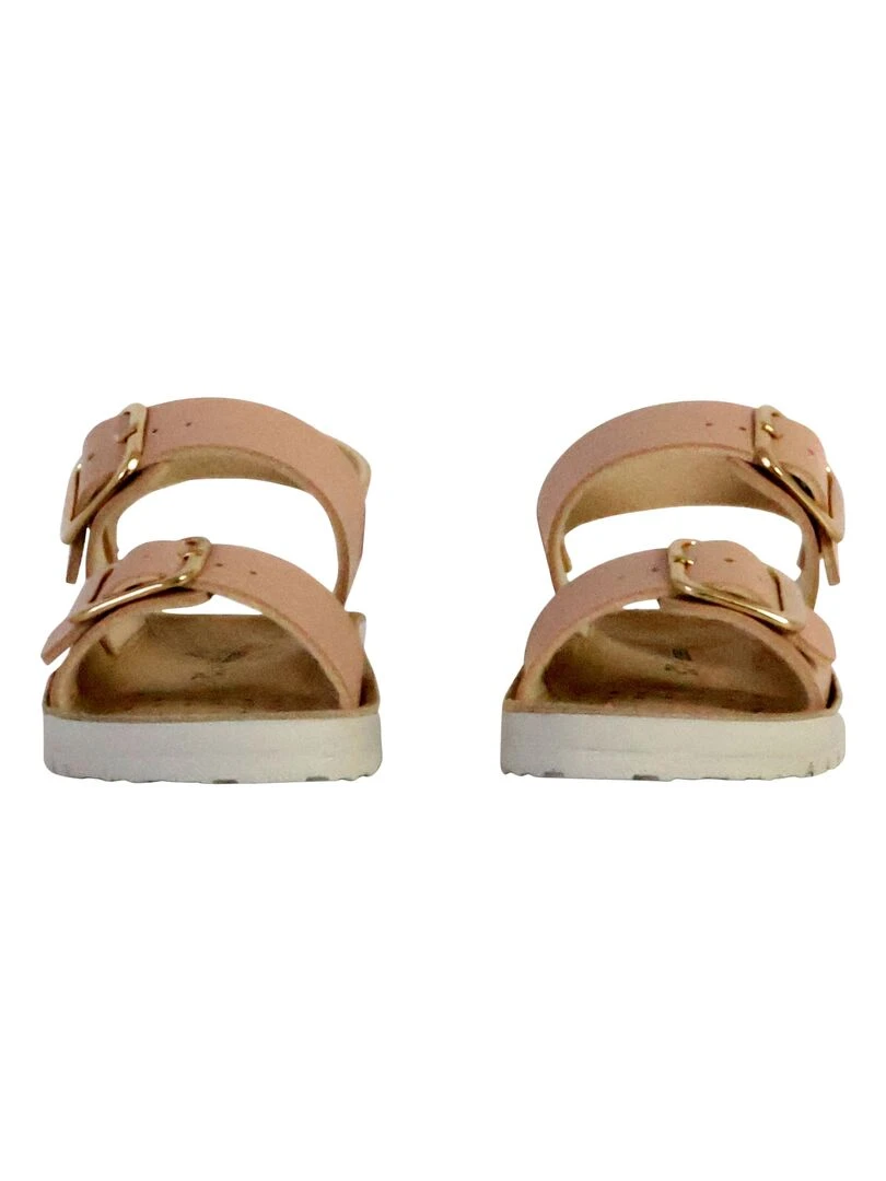 Sandales Cuir Enfant Geox Costarei   Rose