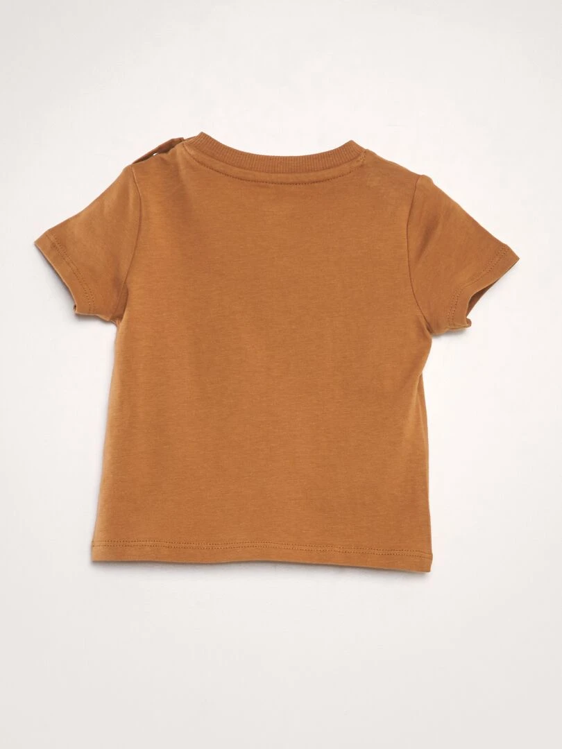 Ensemble salopette + short   2 pièces   Beige/blanc