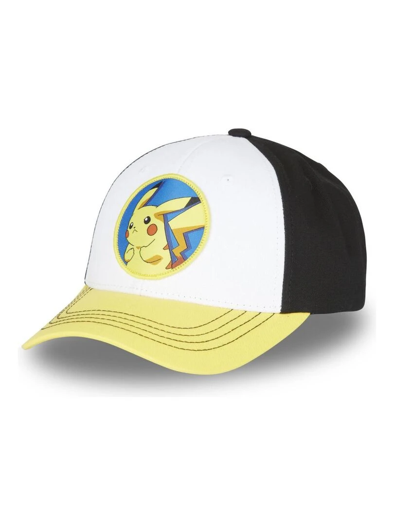 Casquettes adulte baseball fermeture snapback Pokémon Freegun Blanc