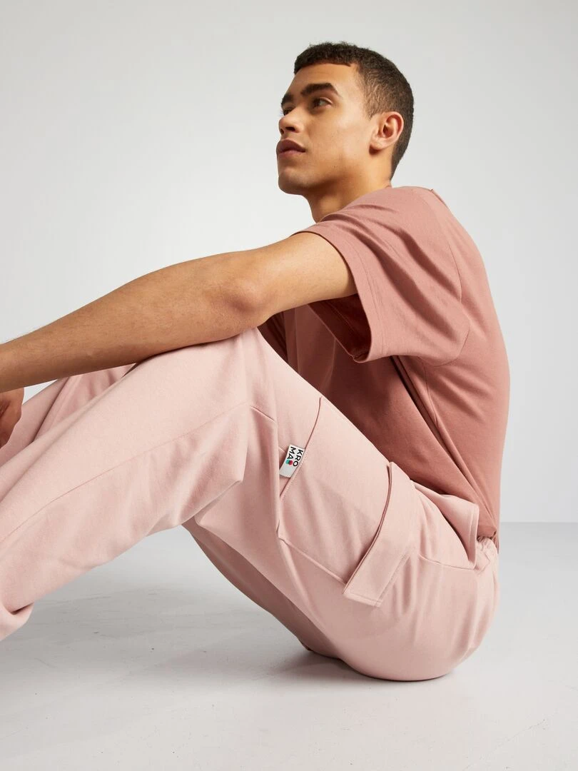 Pantalon de jogging avec poches multipoches Violet