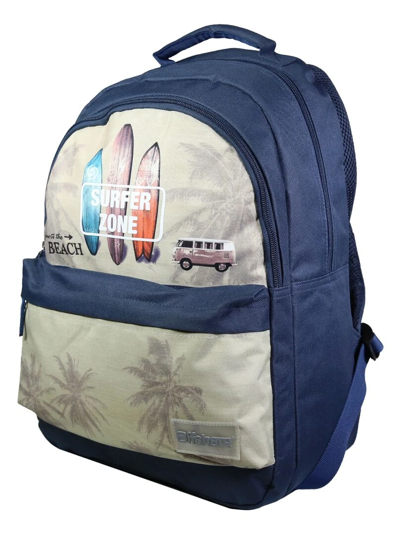 BAGTROTTER Sac à dos 2 compartiments Offshore Beige Van & Surf Beige