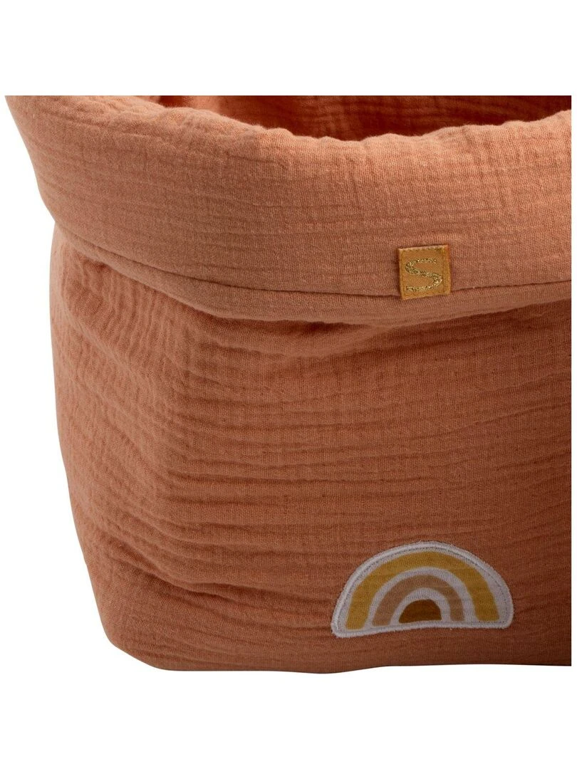 Panières de rangement lot de 2 en coton SAUTHON Orange