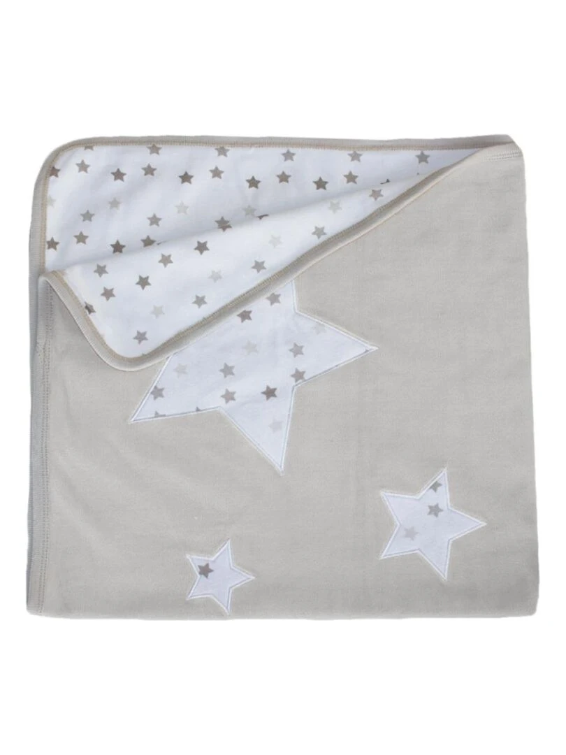 Petite couverture grise 80x80 cm pour prématuré Gris