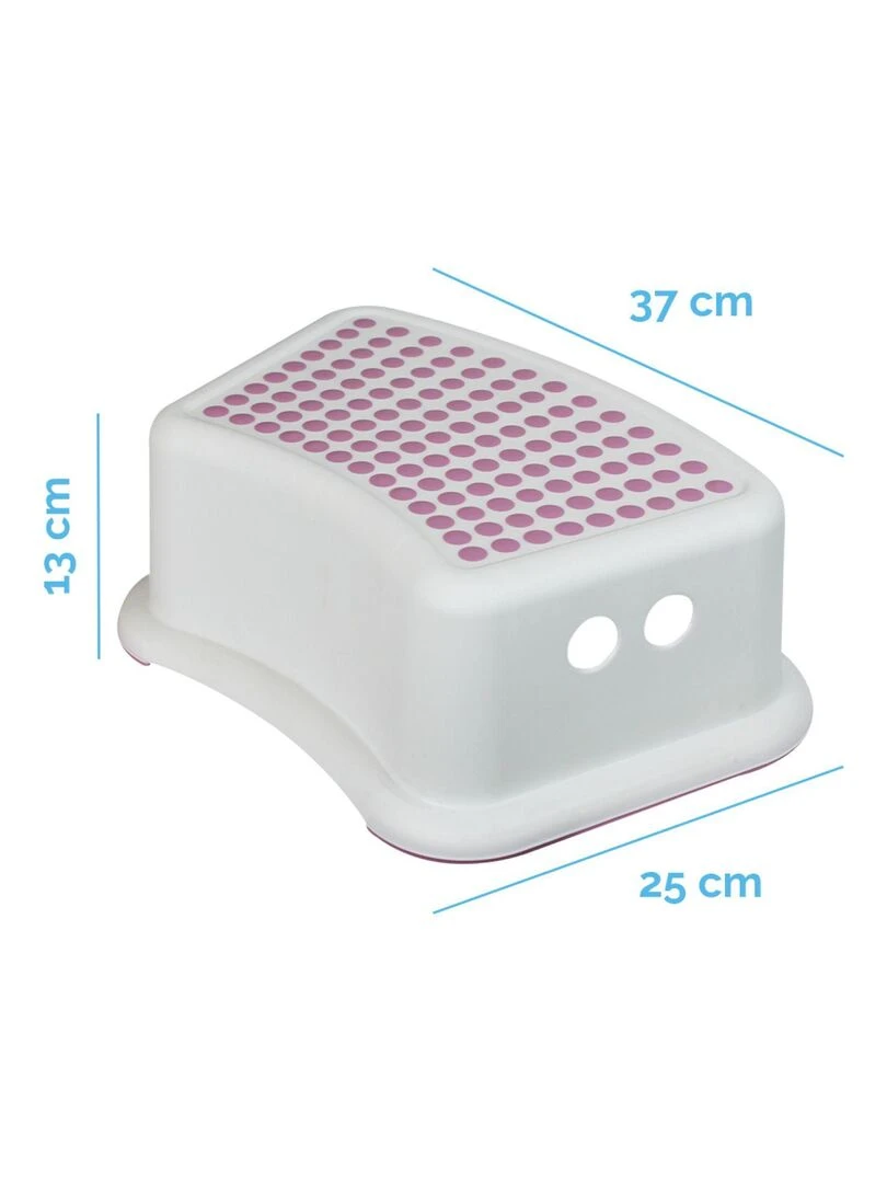 Lot de 5 Marchepieds antidérapants en plastique   Monsieur Bébé   Rose