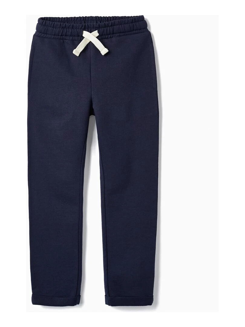 Pantalon de sport en coton pour fille GREAT GOALS GREAT WORLD Bleu foncé