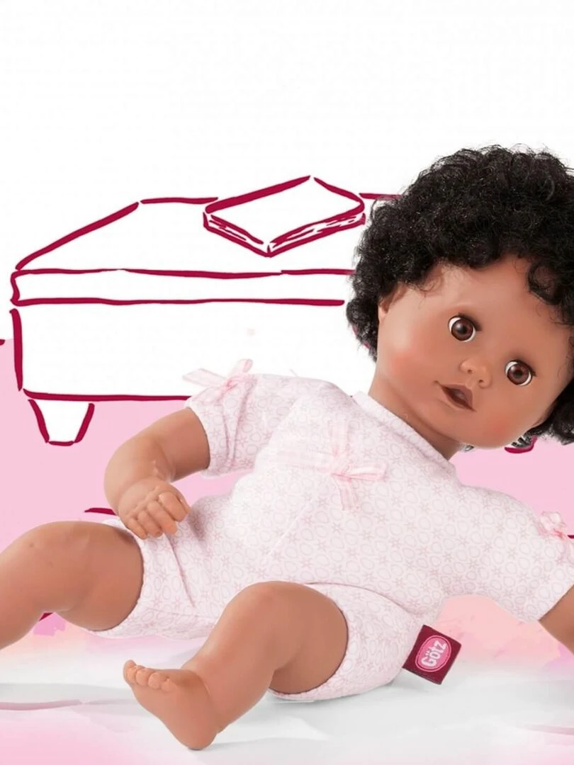 Poupée muffin 33 cm : métisse   N/A