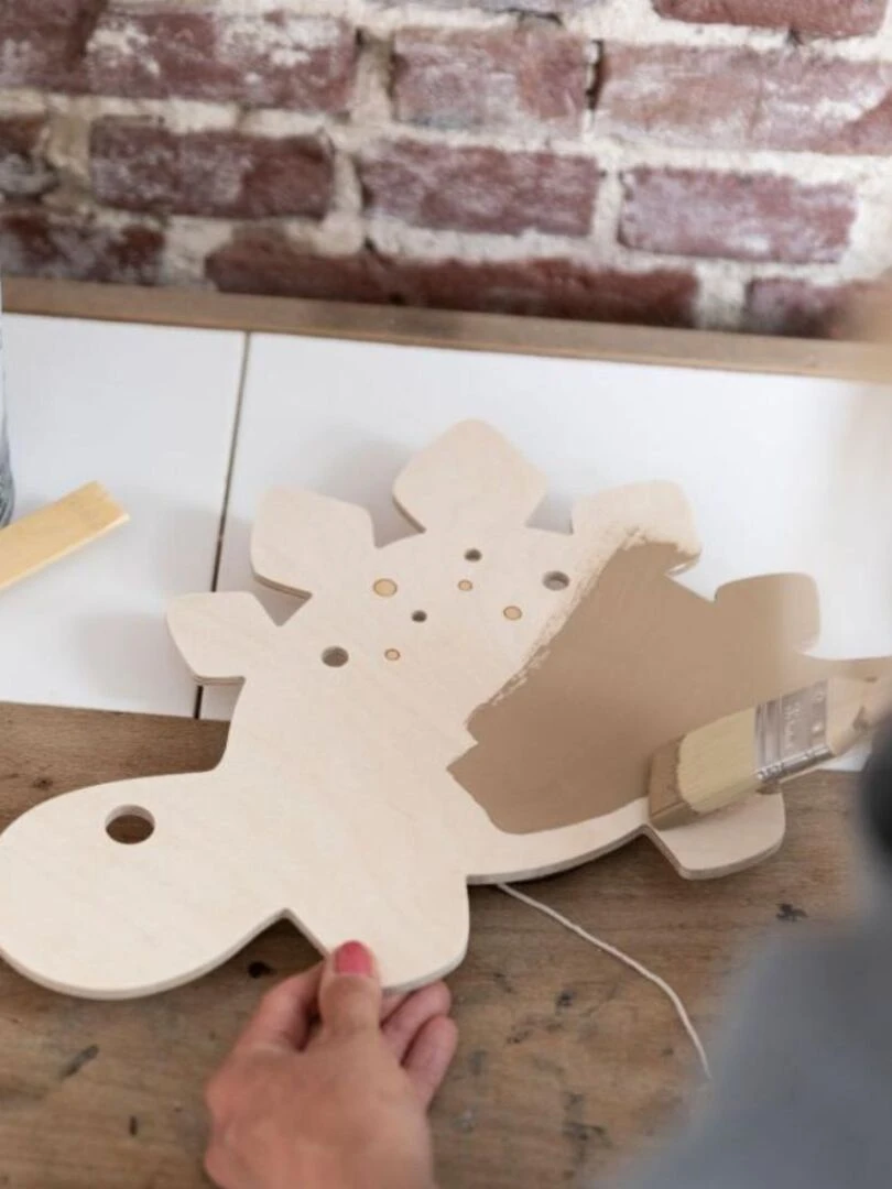 Applique murale dino Wonder   Beige