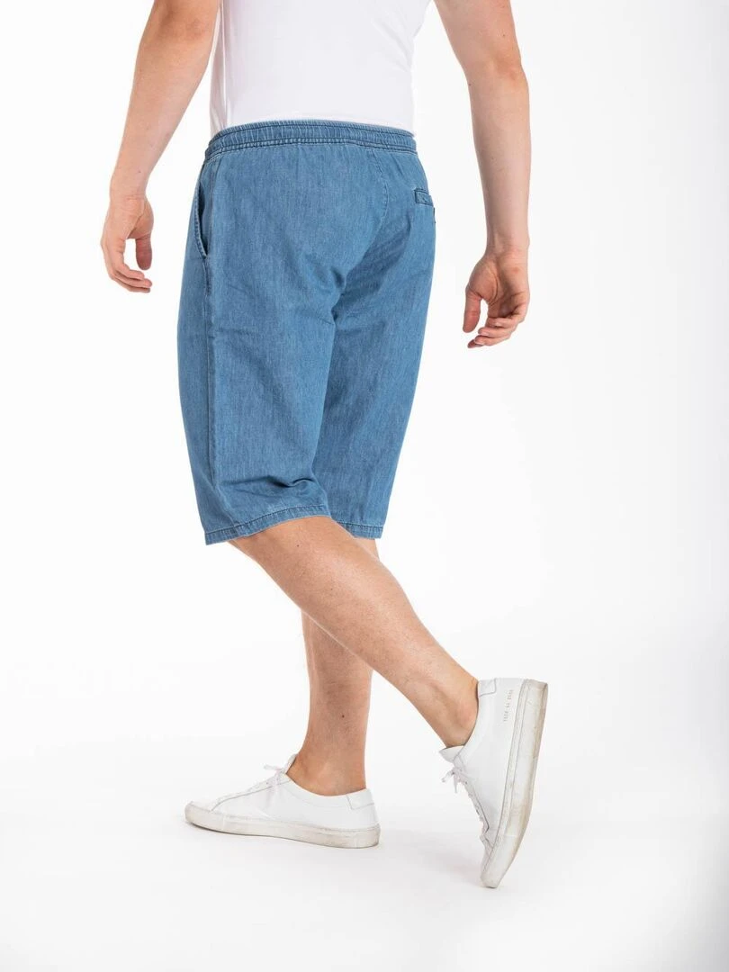 Bermuda en chambray MANUEL DENIM 'Rica Lewis'   Bleu