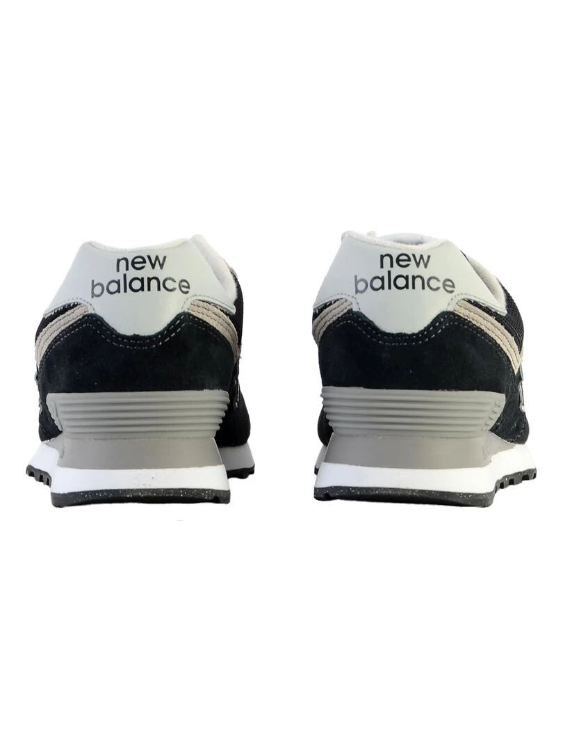 Basket Cuir New Balance 574 *   Noir