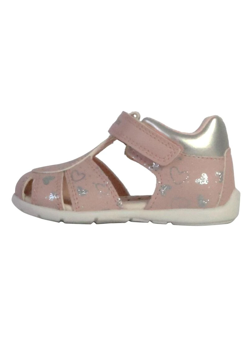 Sandale à Scratch Plate Geox Enfant Elthan Rose