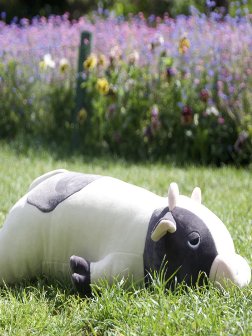 Peluche Molly La Vache (53 Cm)   Gris