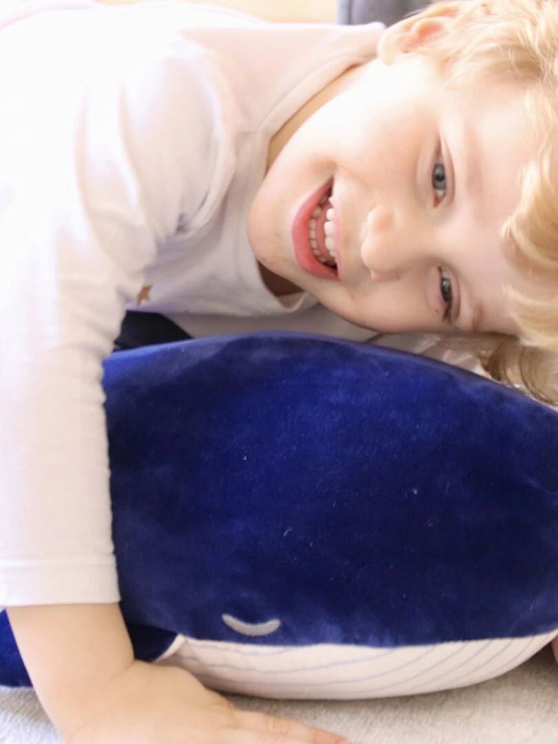 Peluche baleine Kanaora (46 cm)   Bleu