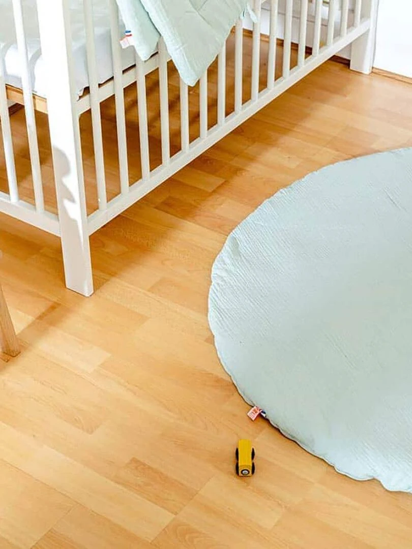 Tapis d'Eveil Havane en Coton Bio Vert   Vert
