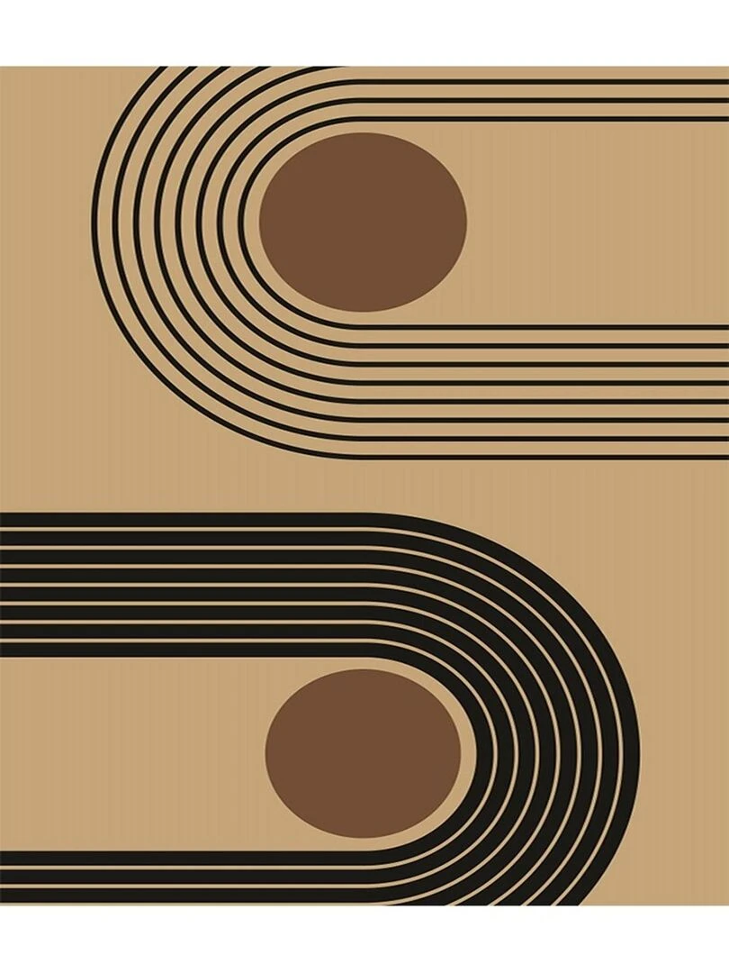 Tapis SEVENTIES Taupe Beige