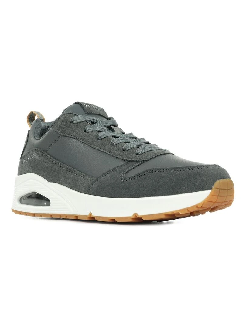Baskets Skechers Uno Gris Blanc