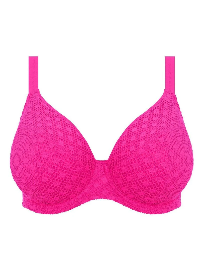 Haut de maillot grande taille à armatures Bazaruto   Rose