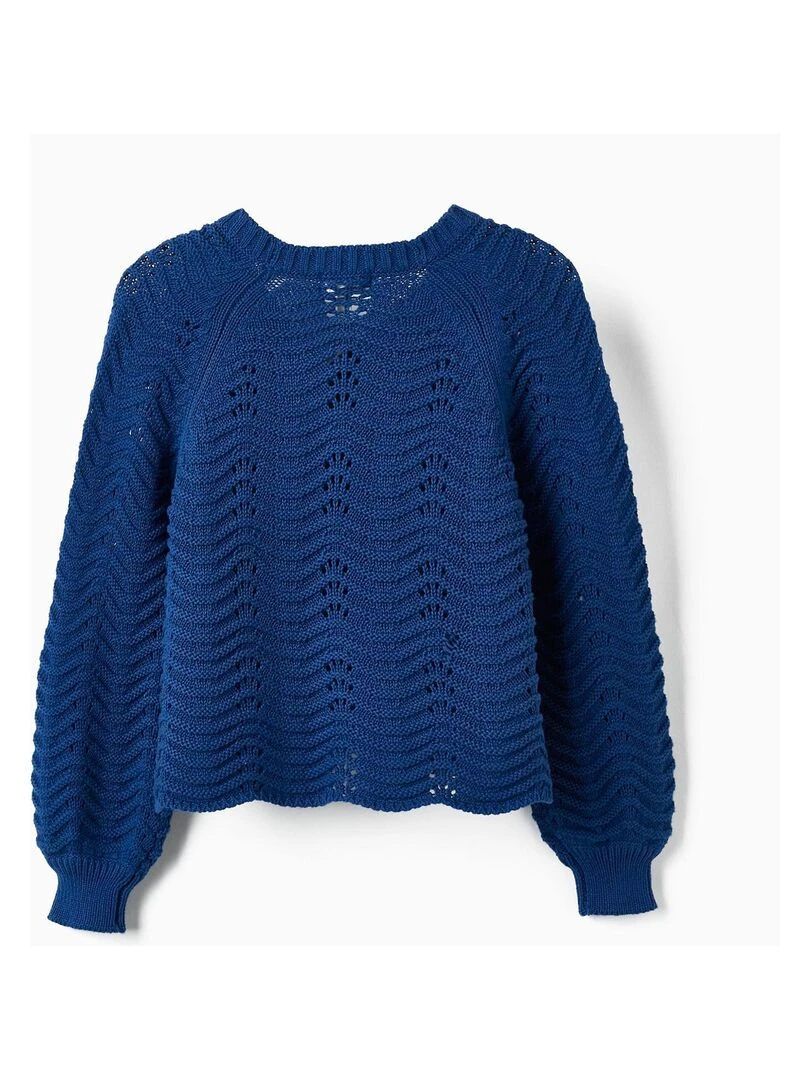 Gilet en Maille pour Fille ATLANTIC COMPANY Bleu foncé