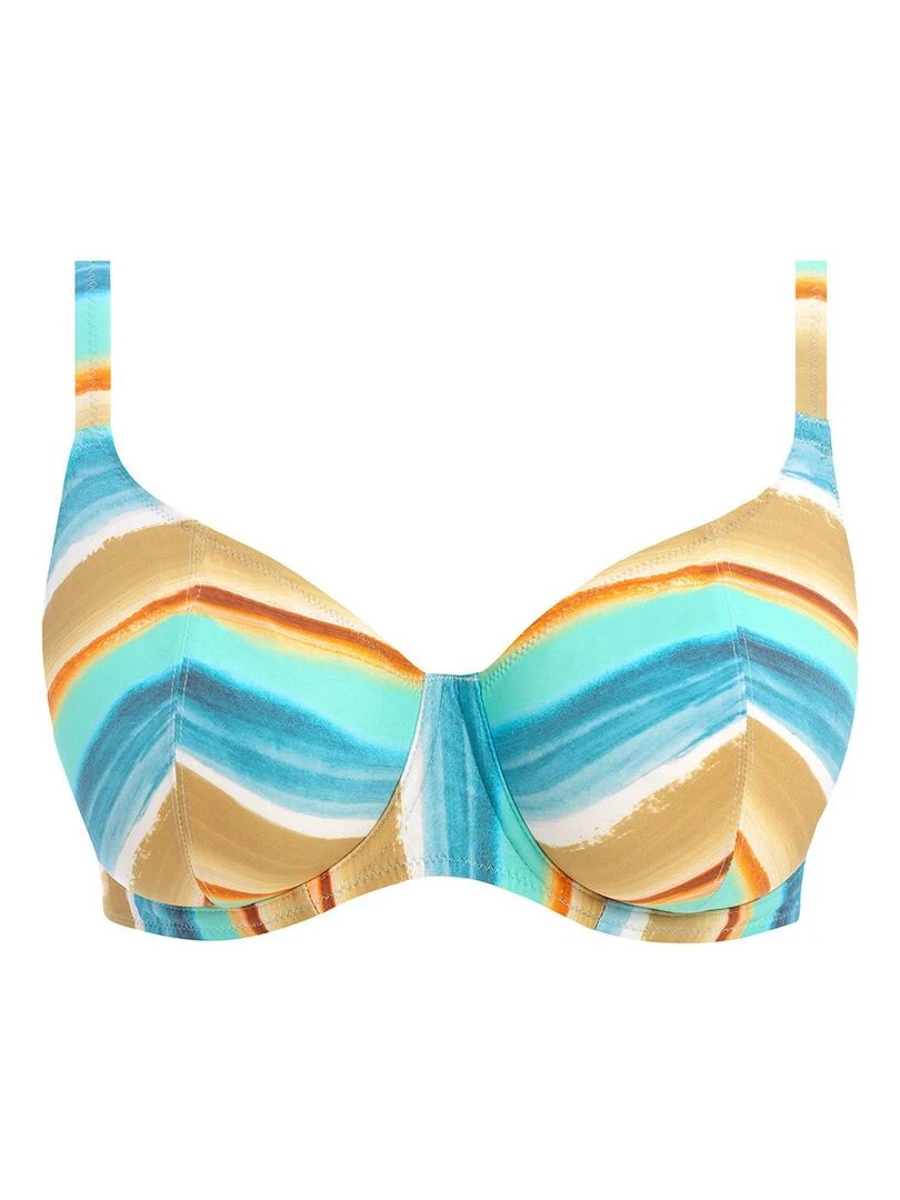 Haut de maillot à armatures Castaway Island   Bleu