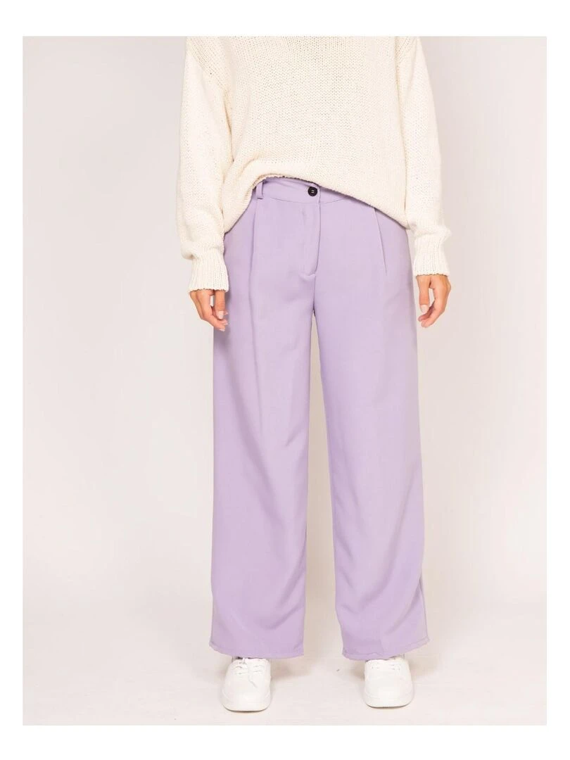 Pantalon fluide EVAN Violet