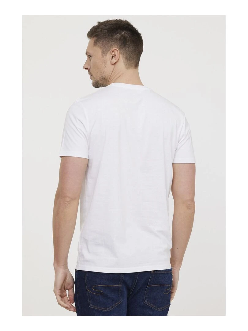 Lee Cooper   T shirt manches courtes coton regular AVALO   Blanc