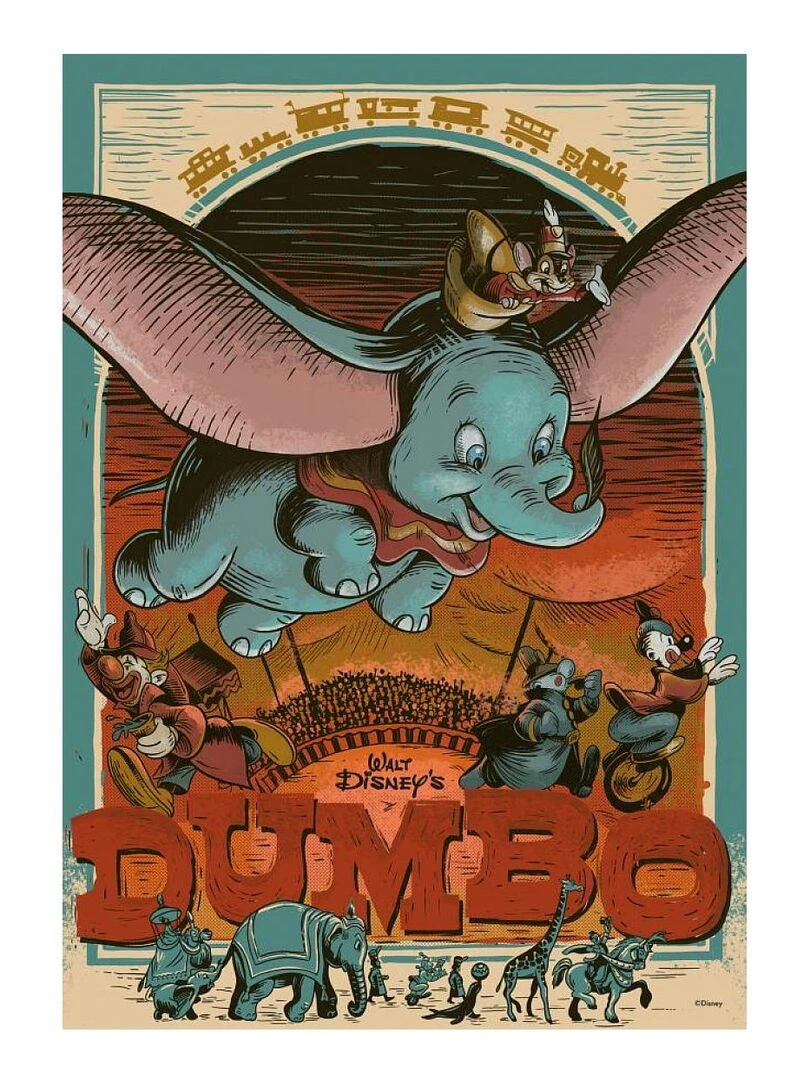 Puzzles 300 p   disney 100   dumbo   N/A