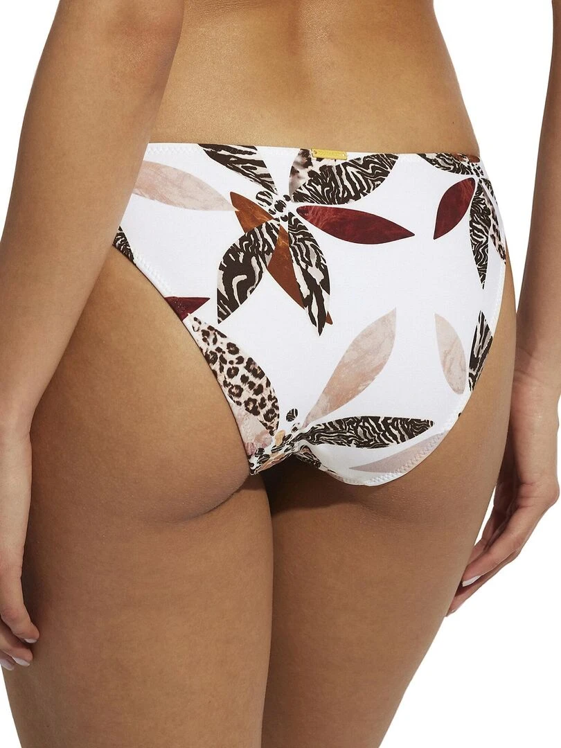 Bas maillot slip de bain taille basse Jamaica Blanc