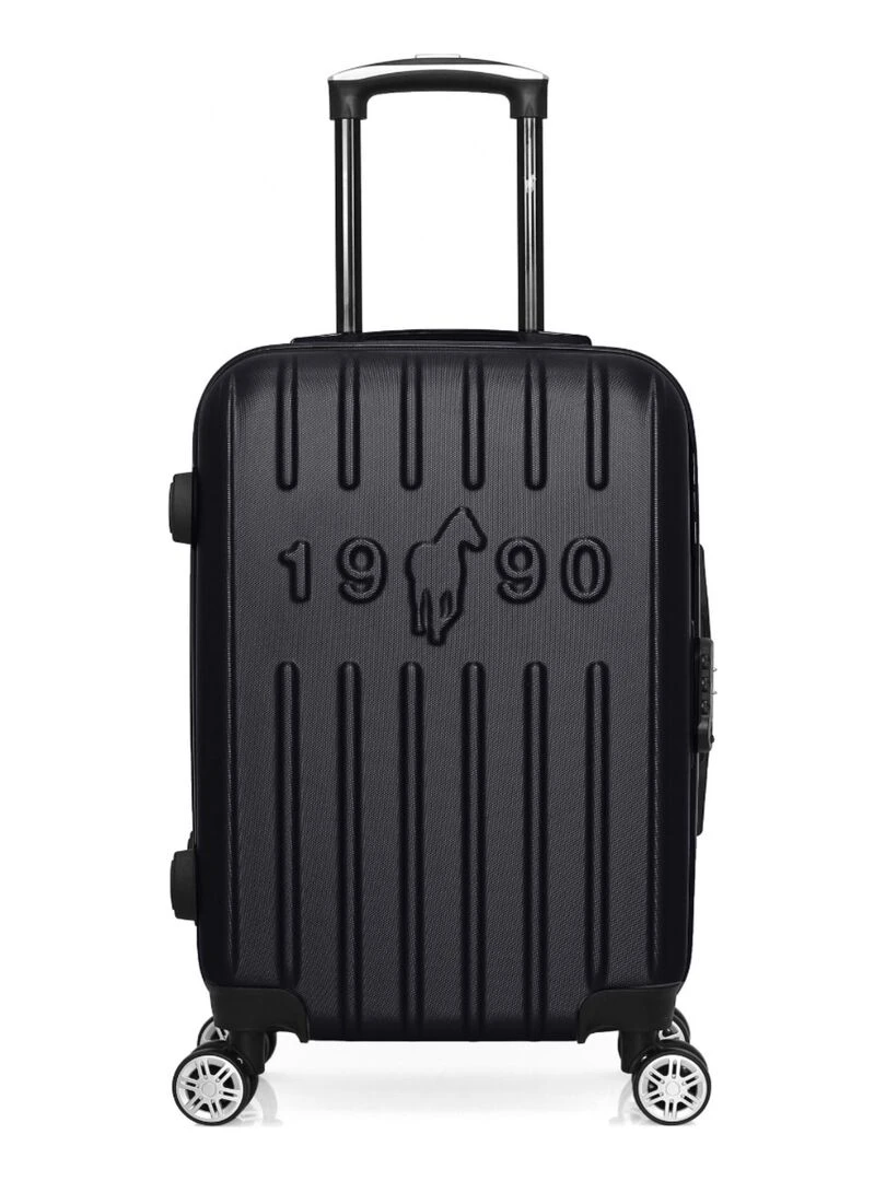 GENTLEMAN FARMER VALISE CABINE ABS ARCHIE 4 ROUES 55 CM Noir