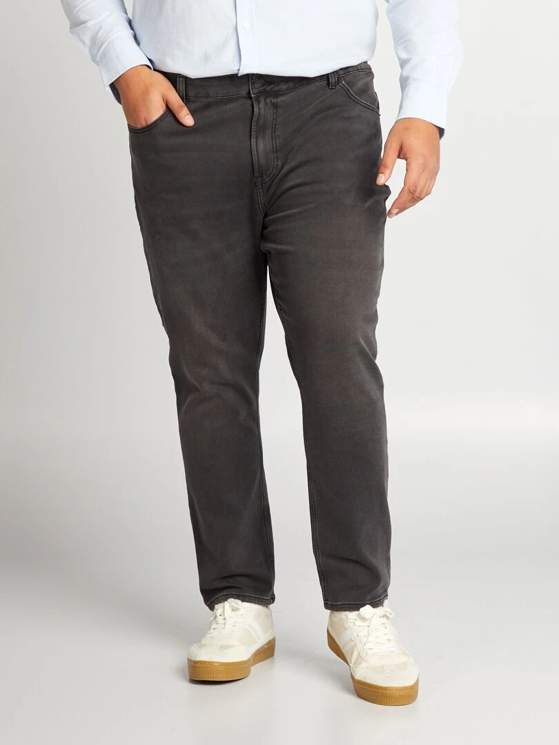 Jean slim à 5 poches L30 Gris