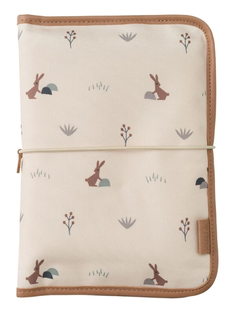 Pochette de change Lapin sable Ecru