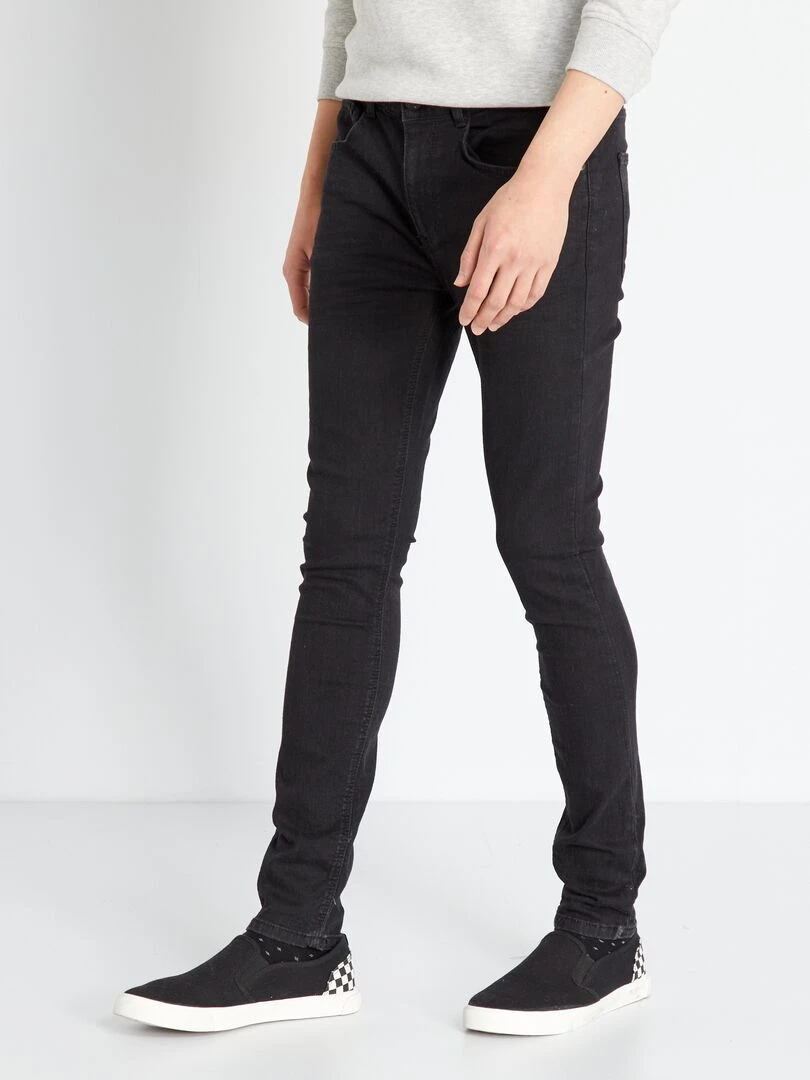 Jean skinny stretch   L32   Noir