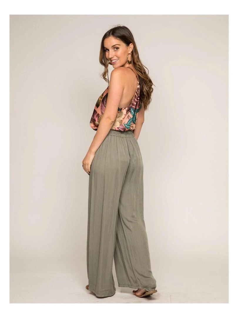 Pantalon fluide ELIA   Kaki