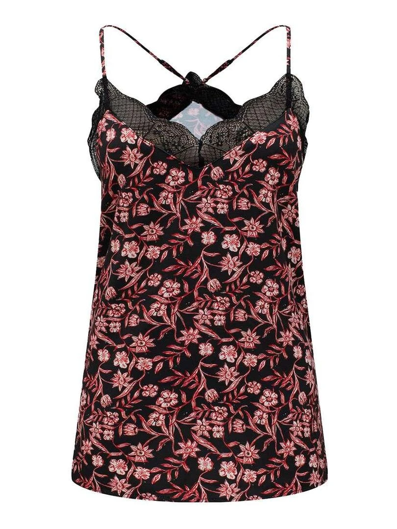 KAPORAL Top imprimé floral coton biologique droite TINA Rose