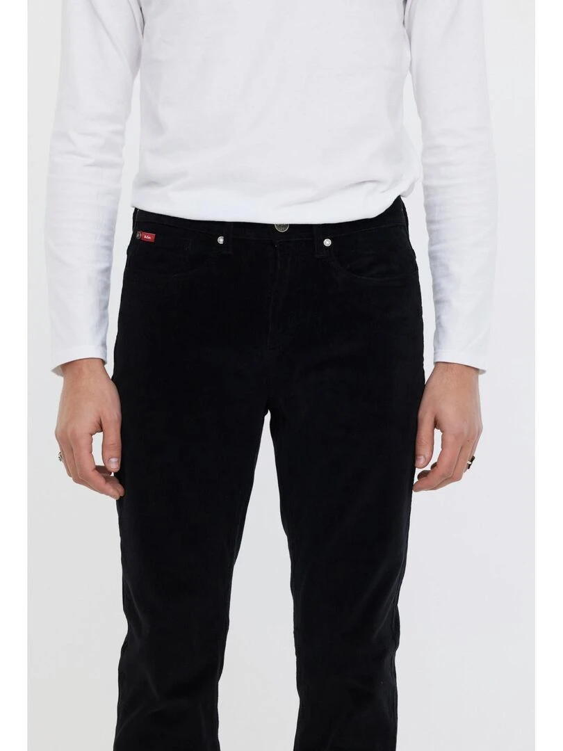 Lee Cooper   Pantalon coton regular LC118ZP   Noir