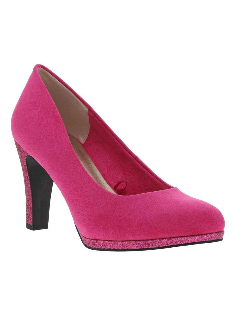MARCO TOZZI Escarpins talon décroché haut Rose fushia