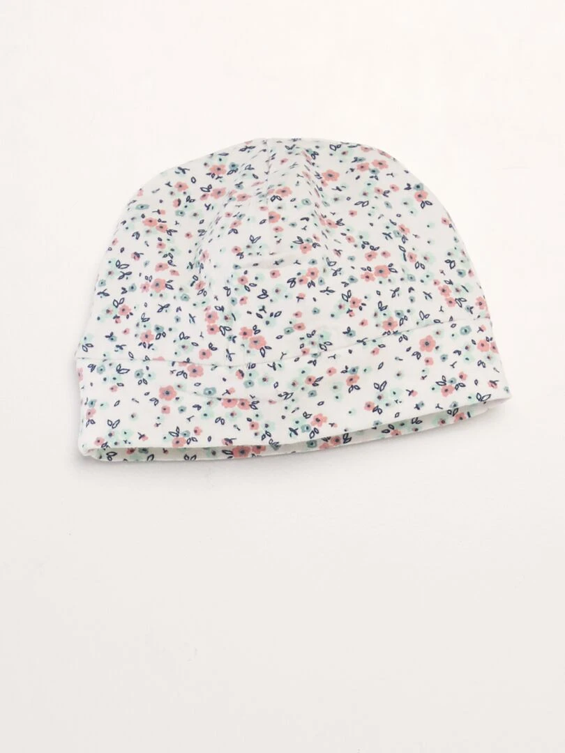 Ensemble pyjama + bonnet   2 pièces   Rose