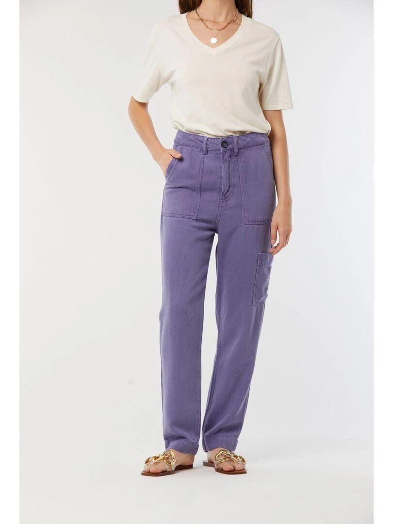 Lee Cooper Pantalon lyocell loose GIXIE Violet