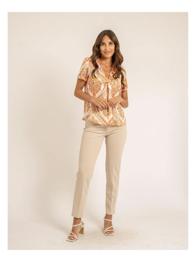 Top motifs FEZINE   Orange