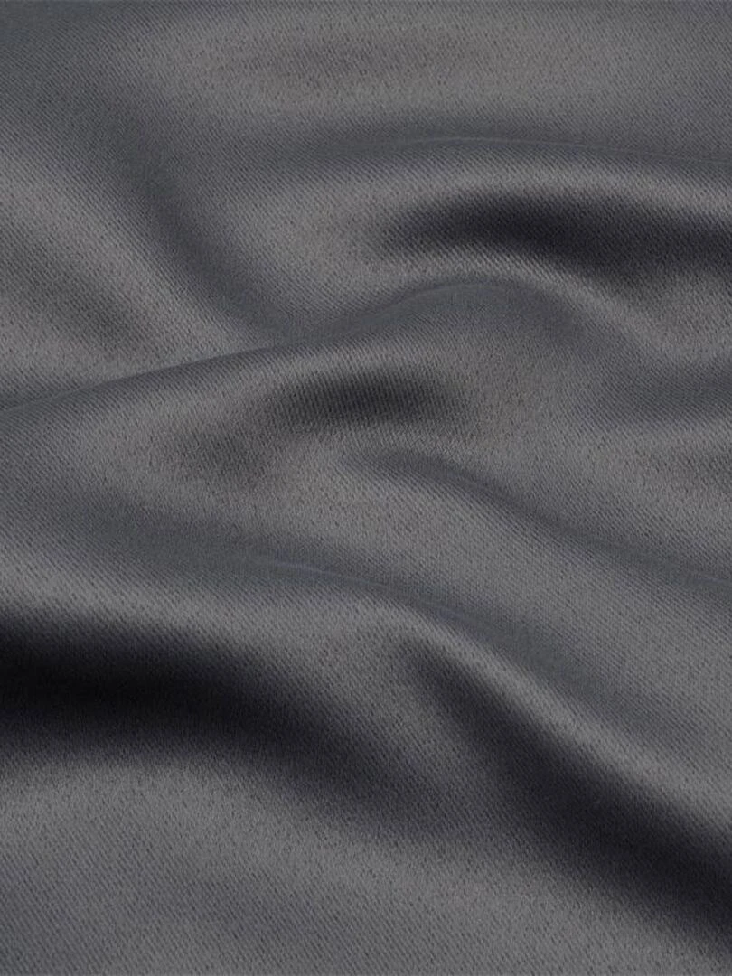 Rideau occultant uni 210gr/m2   gris anthracite